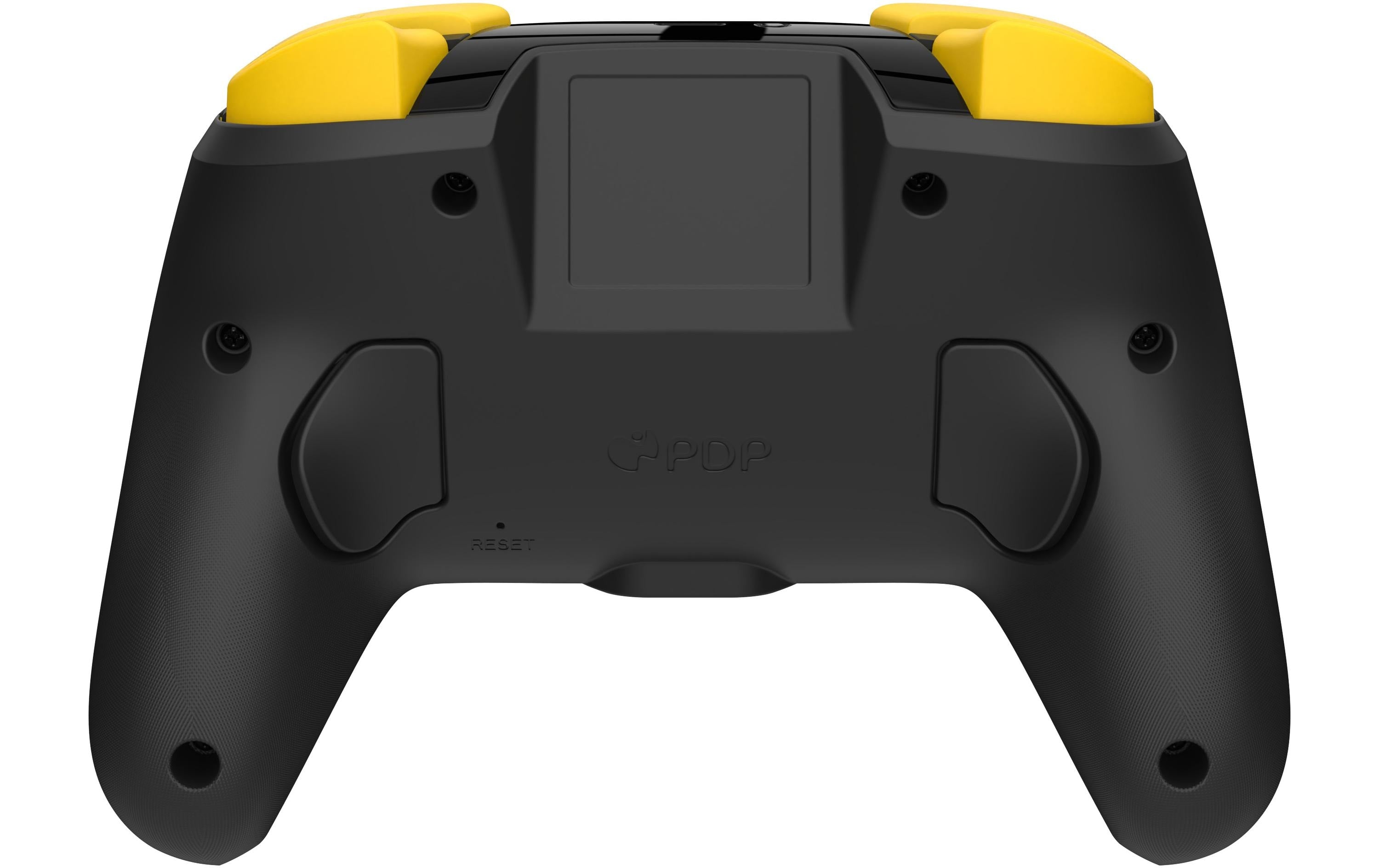 PDP Rematch Glow – Gamepad – Kabellos, leuchtet im Dunkeln, für Nintendo Switch & Switch OLED, Schwarz/Gelb