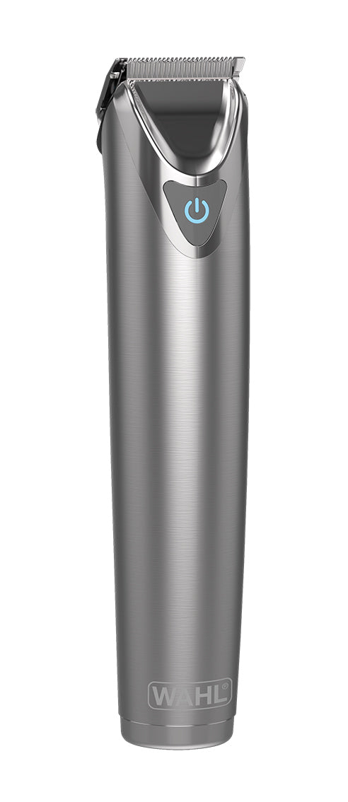 Wahl Bart- und Haarschneider – Lithium-Ionen Akku, min. Schnittlänge 0,7 mm – 360 min Laufzeit – Silber