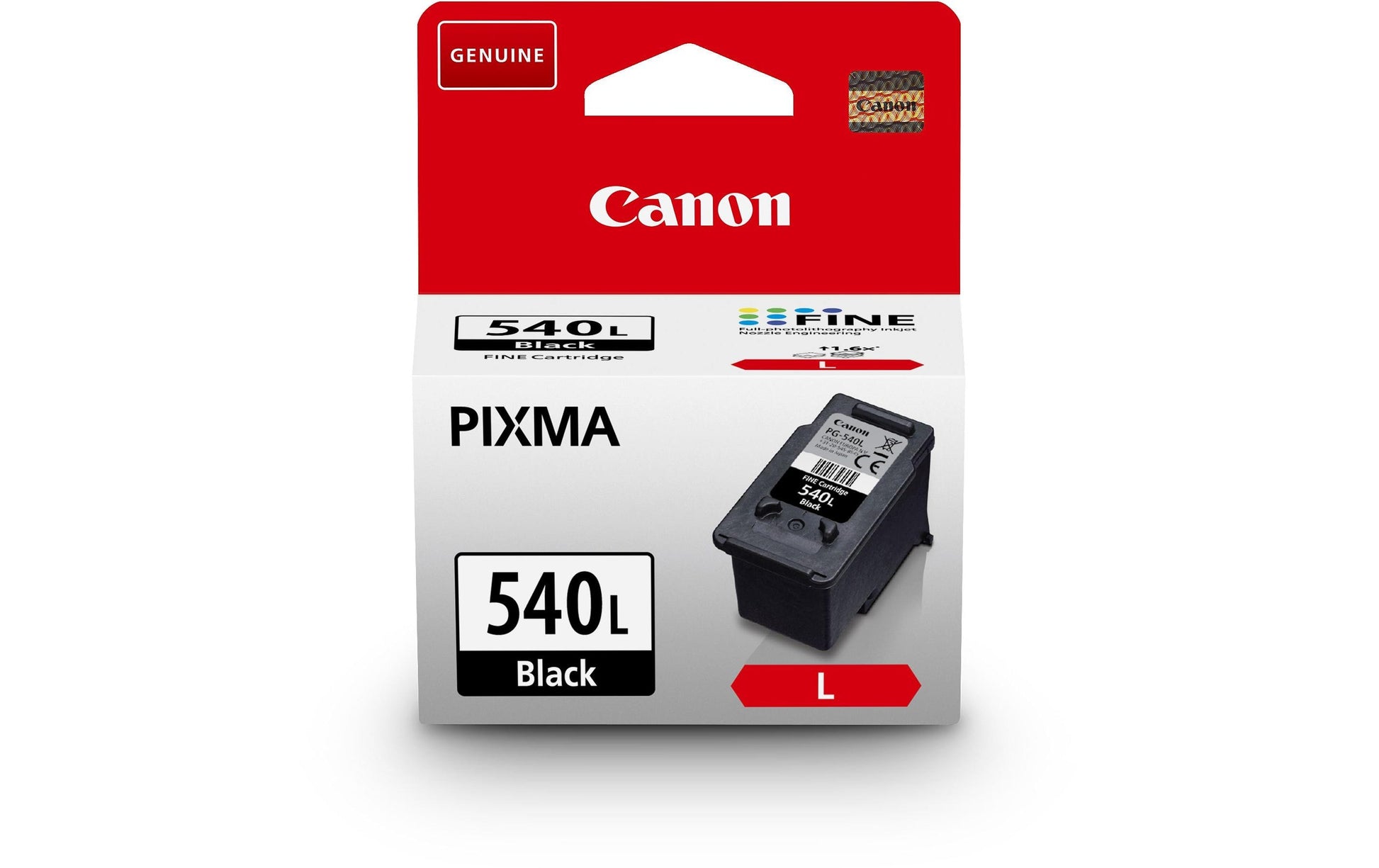 Canon PG-540L Schwarz Tintenpatrone (Original) – 300 Seiten – für PIXMA MG2150/2250/3150, MG3250/3550…