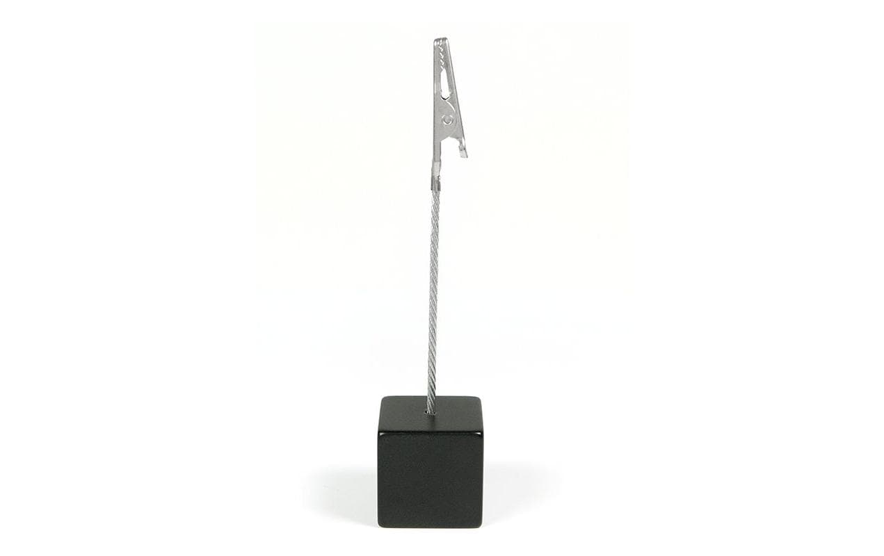 Trendform Zettelbox – 25 × 110 mm, Metall/Harz, schwarz