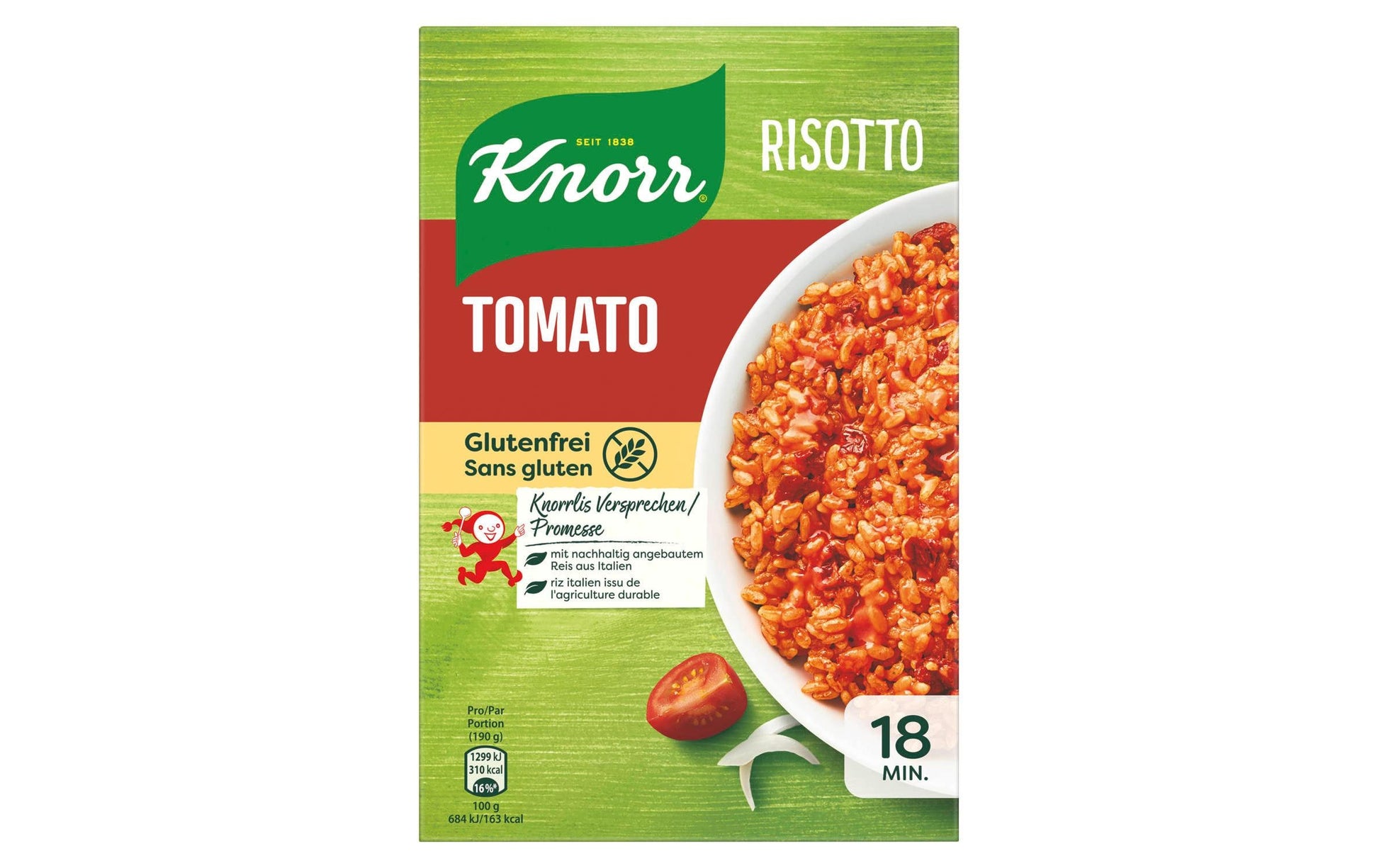Knorr Risotto Tomate Glutenfrei – 250 g