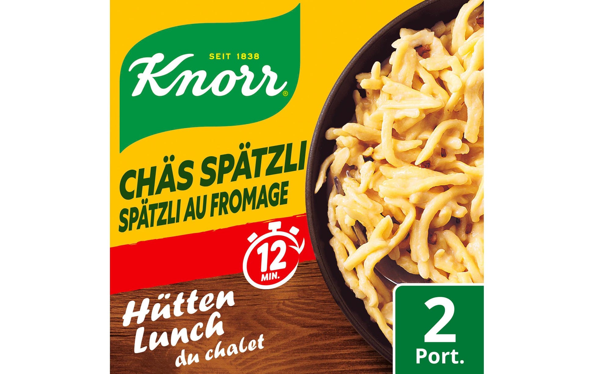 Knorr Hütten Lunch Chäs Spätzli – 170 g