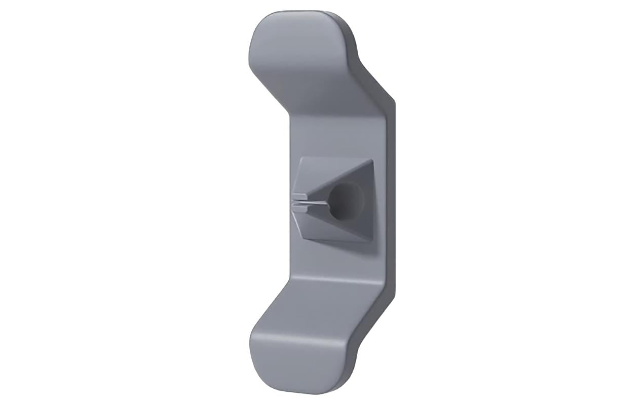 Steffen Kabelhalter, selbstklebend, 30×25×101 mm, 4er-Pack – Grau