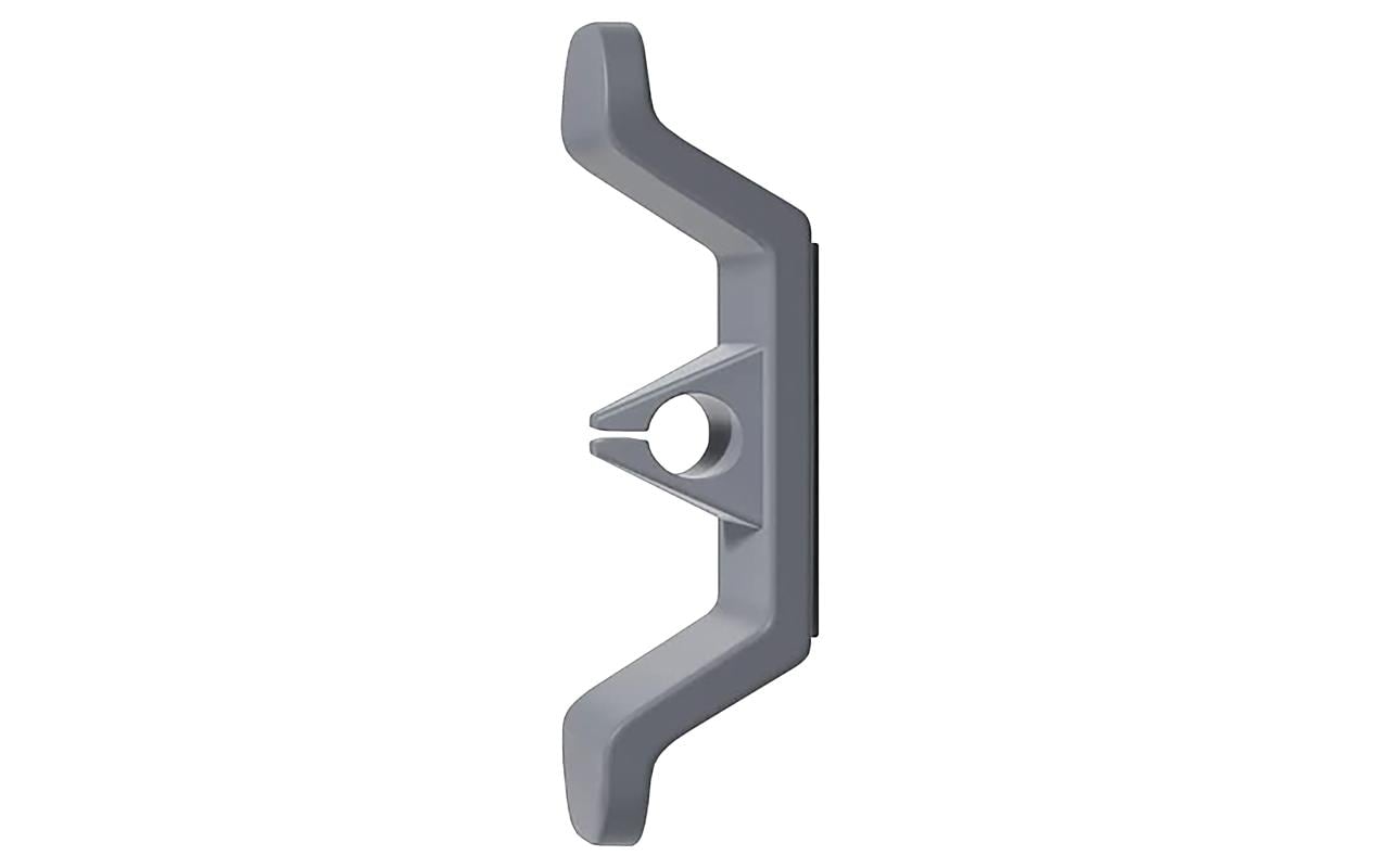 Steffen Kabelhalter, selbstklebend, 30×25×101 mm, 4er-Pack – Grau