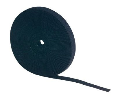 FASTECH Klettband 5 m × 50 mm, schwarz, wasserfest, zuschneidbar