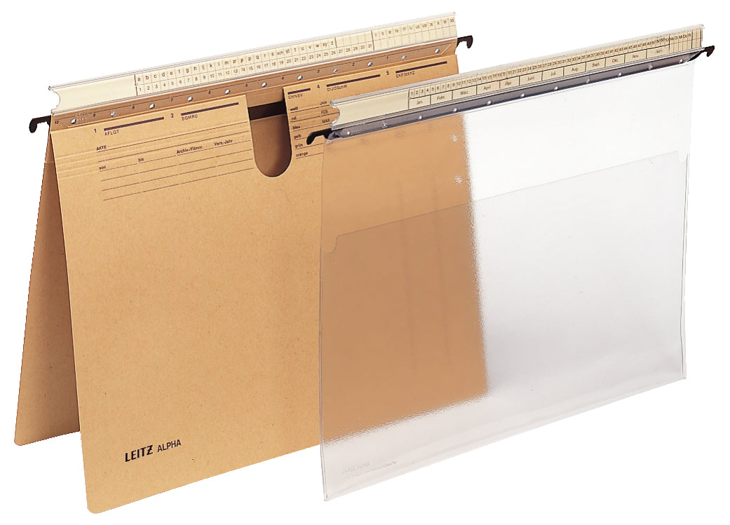 Leitz Klarsichttasche – für A4, transparent, PVC, 25 Stk.