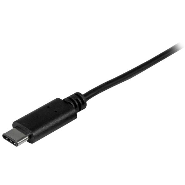 StarTech.com USB-C auf USB-B Kabel – USB 2.0 (480 Mbit/s) – 2 m – PVC-Mantel, geschirmt – Schwarz
