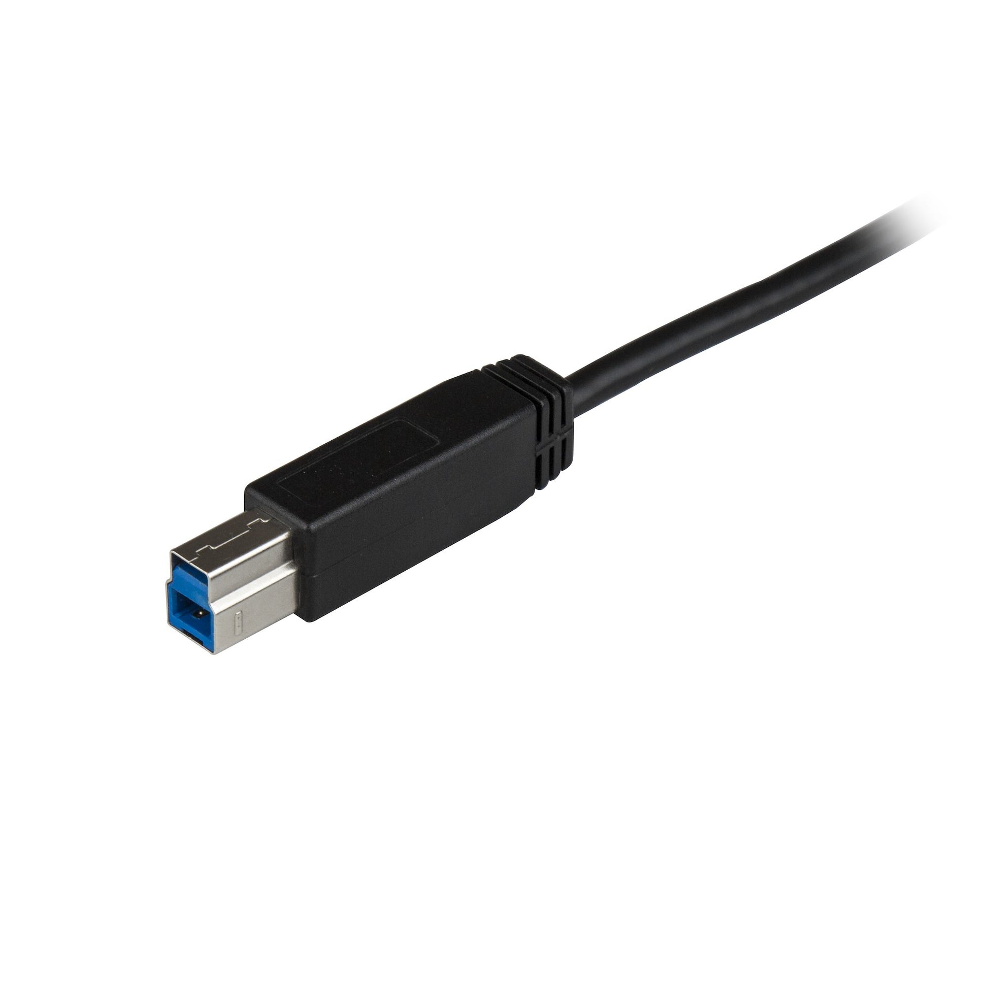 StarTech.com USB-C auf USB-B Kabel – USB 3.2 Gen 2 (10 Gbit/s) – 1 m – PVC-Mantel – Schwarz