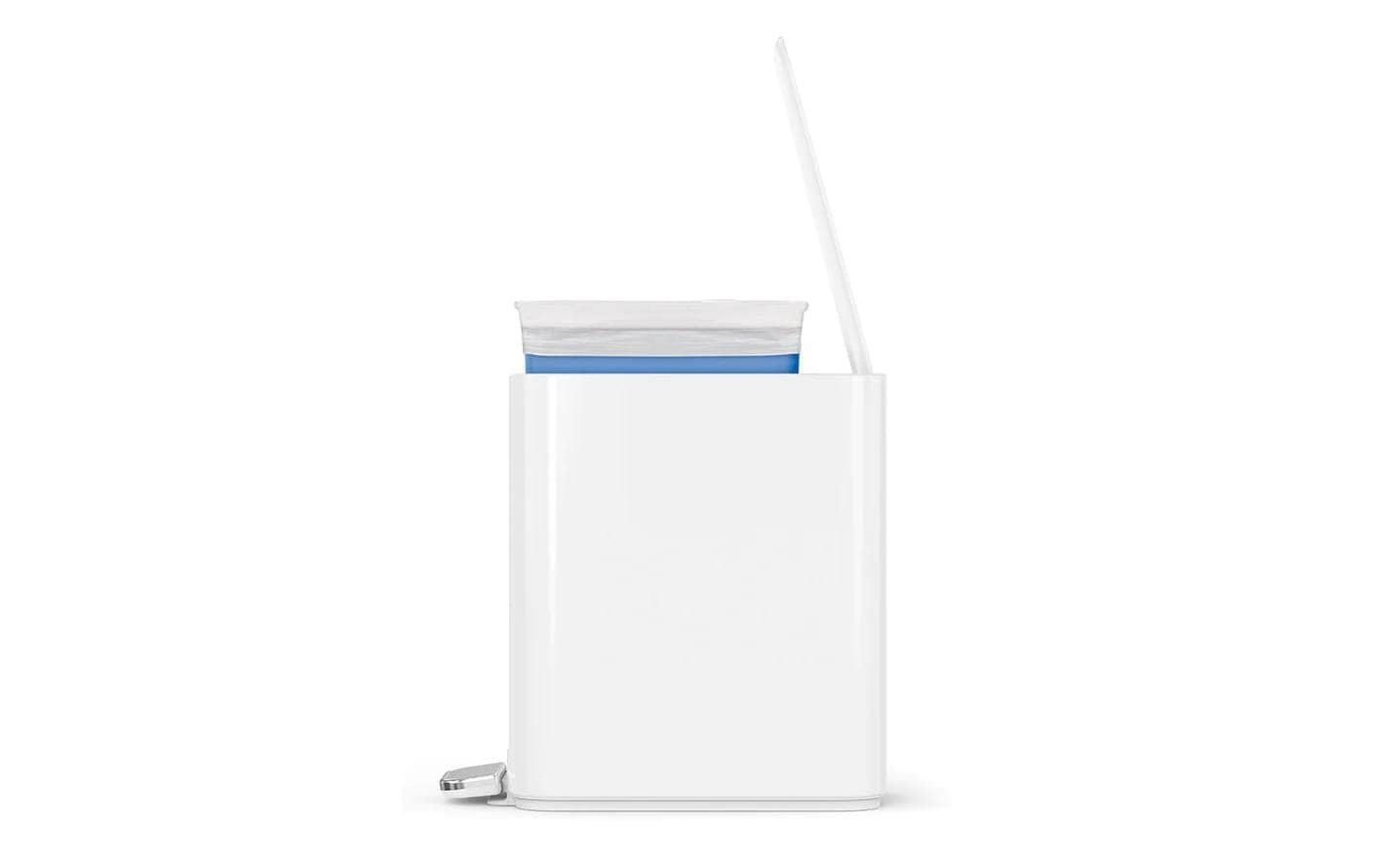 simplehuman Papierkorb – 5 l – Edelstahl – B × H × T 157 × 310 × 320 mm