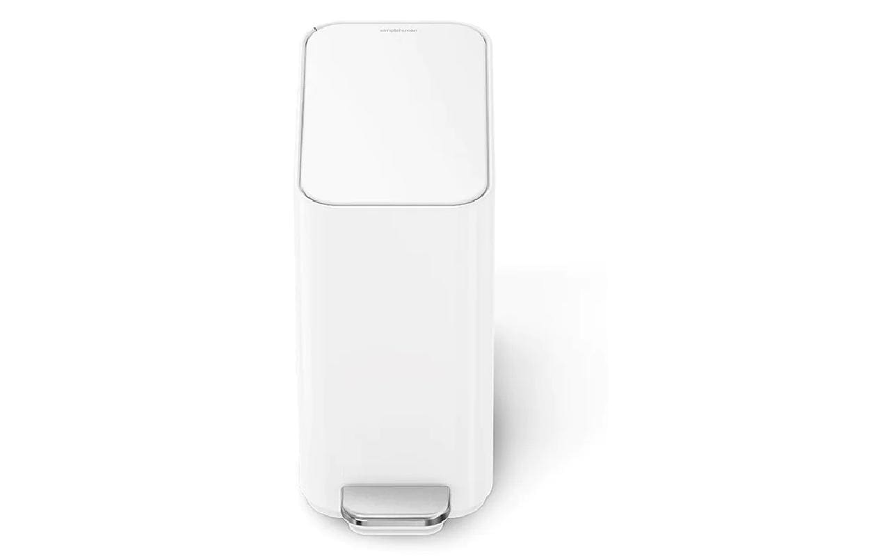 simplehuman Papierkorb – 5 l – Edelstahl – B × H × T 157 × 310 × 320 mm