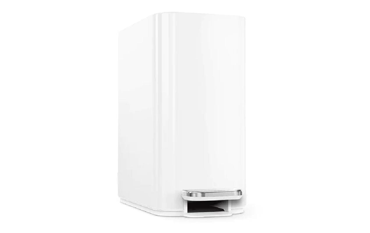 simplehuman Papierkorb – 5 l – Edelstahl – B × H × T 157 × 310 × 320 mm