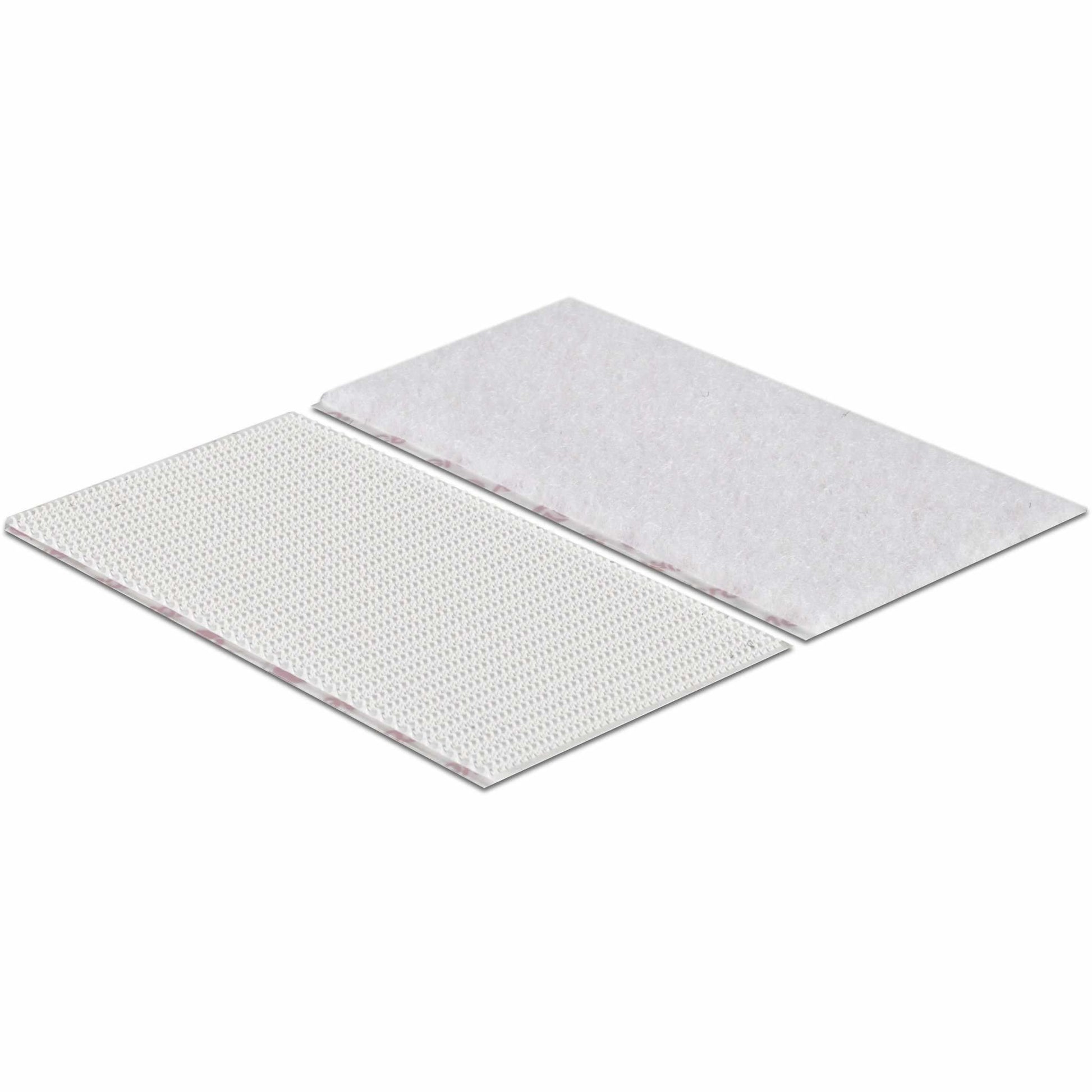 Velcro Extra starke Klettstreifen, selbstklebend – 50 × 100 mm, weiss, bis 7 kg, 2 Stk., für Innen- & Aussenbereich