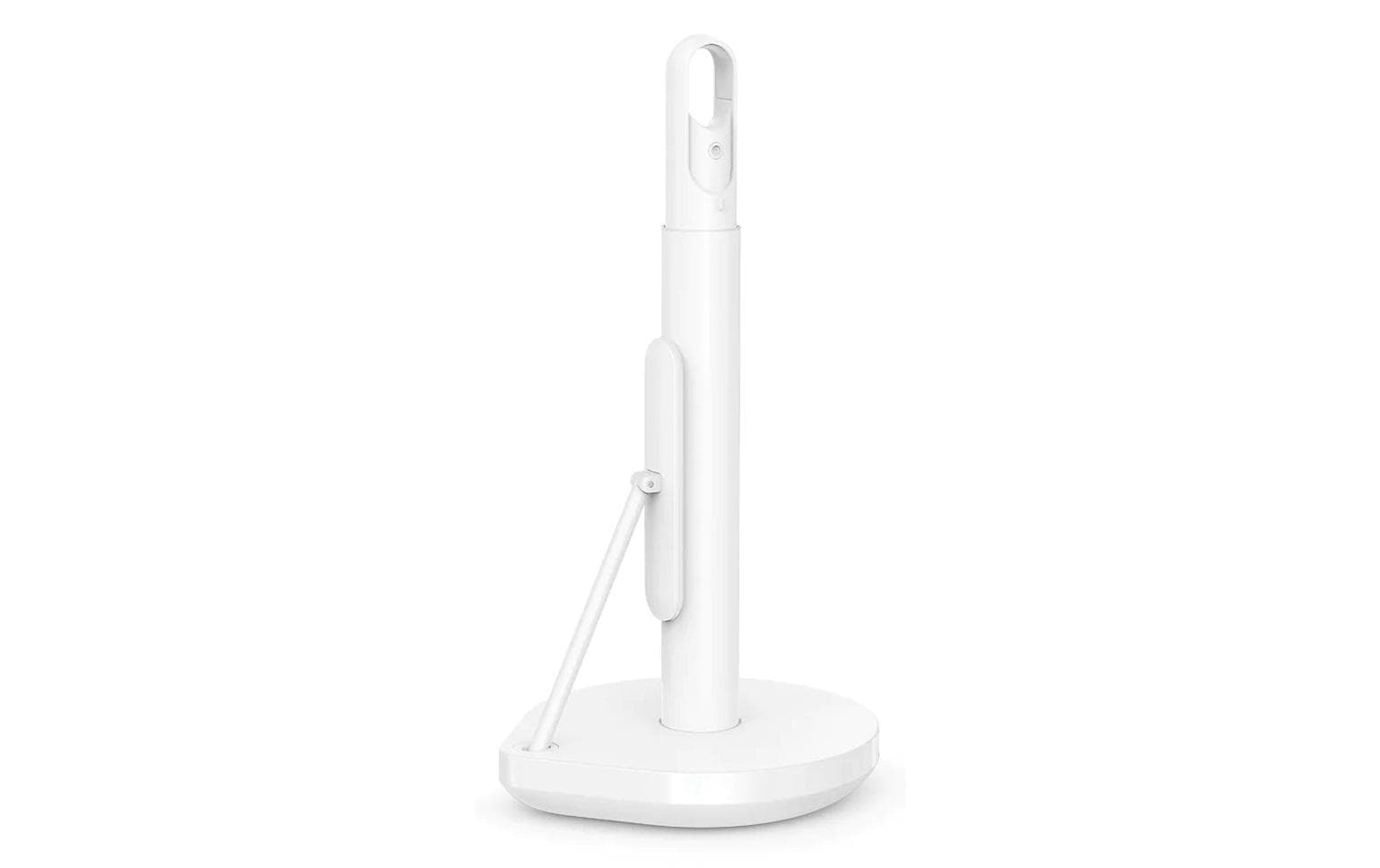 Simplehuman – Küchenrollenhalter Edelstahl, 20,6 × 18 × 38,1 cm, Weiss, für Rollen bis Ø 18 cm