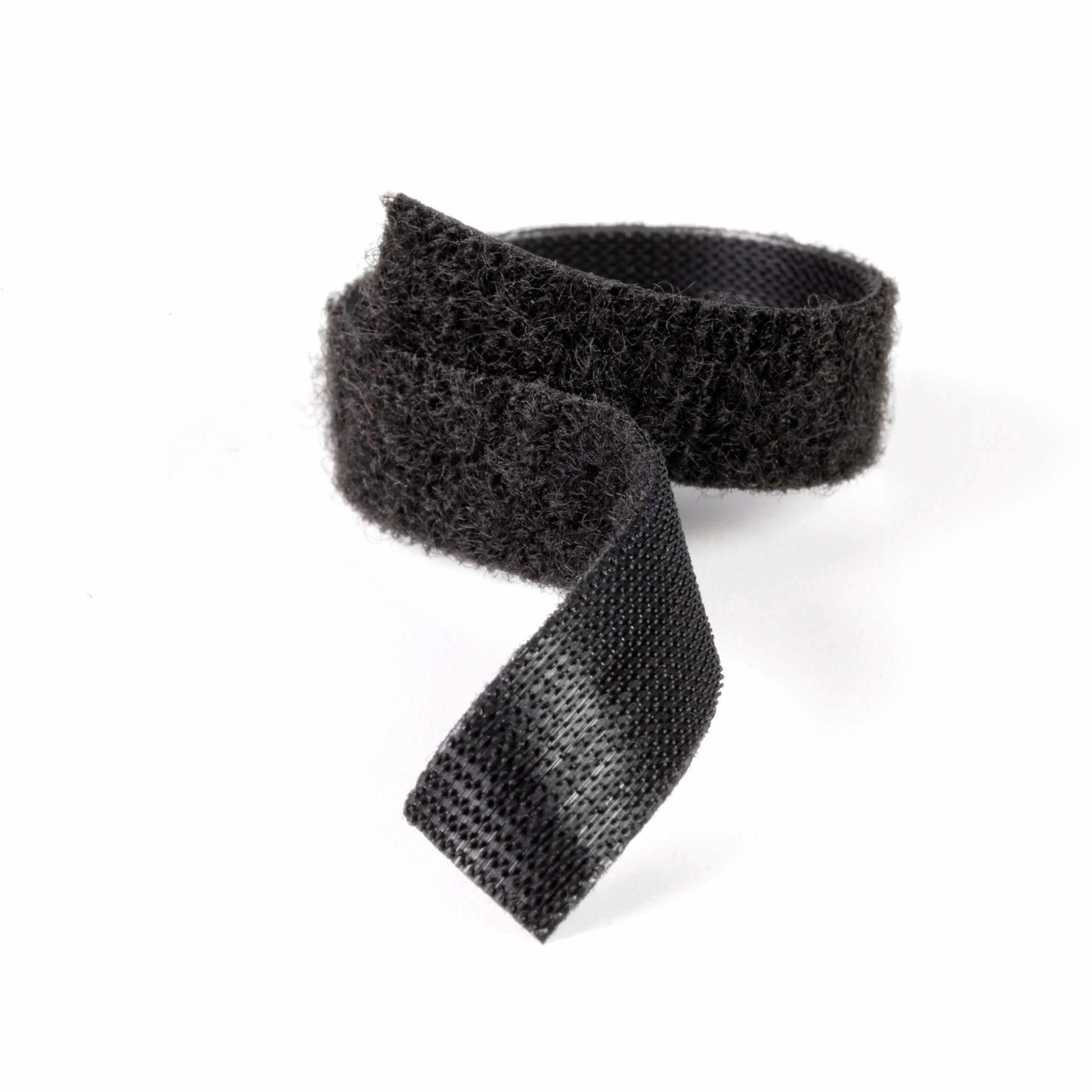 Velcro Klettbandrolle, 10 mm × 5 m, schwarz, 1 Stück