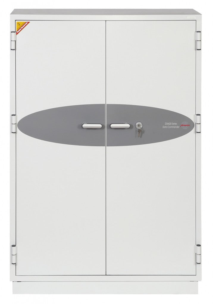 Phoenix Safe Co. Phoenix Sicherheitsschrank DS4623K – Schlüsselschloss – 457 l – Feuerschutz 120 min, Wasserschutz – Weiss