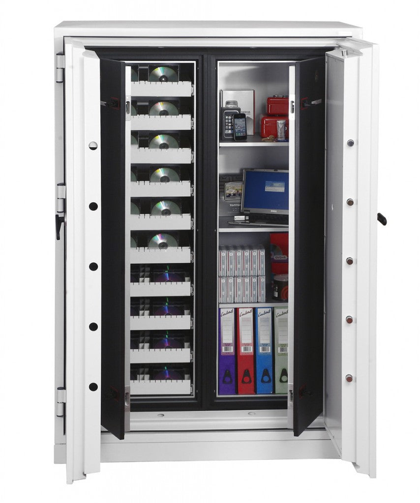 Phoenix Safe Co. Phoenix Sicherheitsschrank DS4623K – Schlüsselschloss – 457 l – Feuerschutz 120 min, Wasserschutz – Weiss
