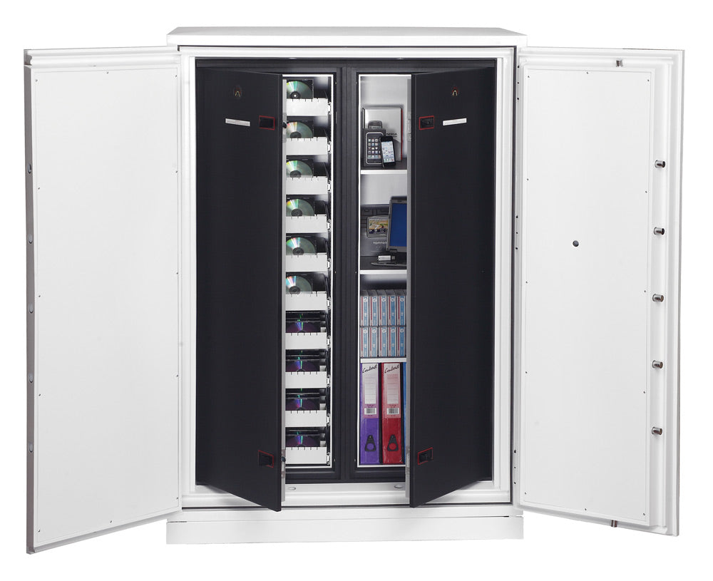 Phoenix Safe Co. Phoenix Sicherheitsschrank DS4623K – Schlüsselschloss – 457 l – Feuerschutz 120 min, Wasserschutz – Weiss