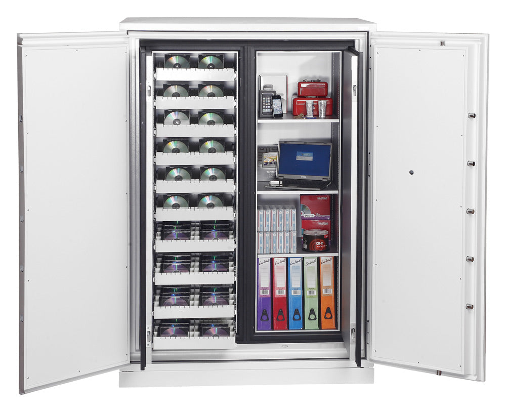 Phoenix Safe Co. Phoenix Sicherheitsschrank DS4623K – Schlüsselschloss – 457 l – Feuerschutz 120 min, Wasserschutz – Weiss