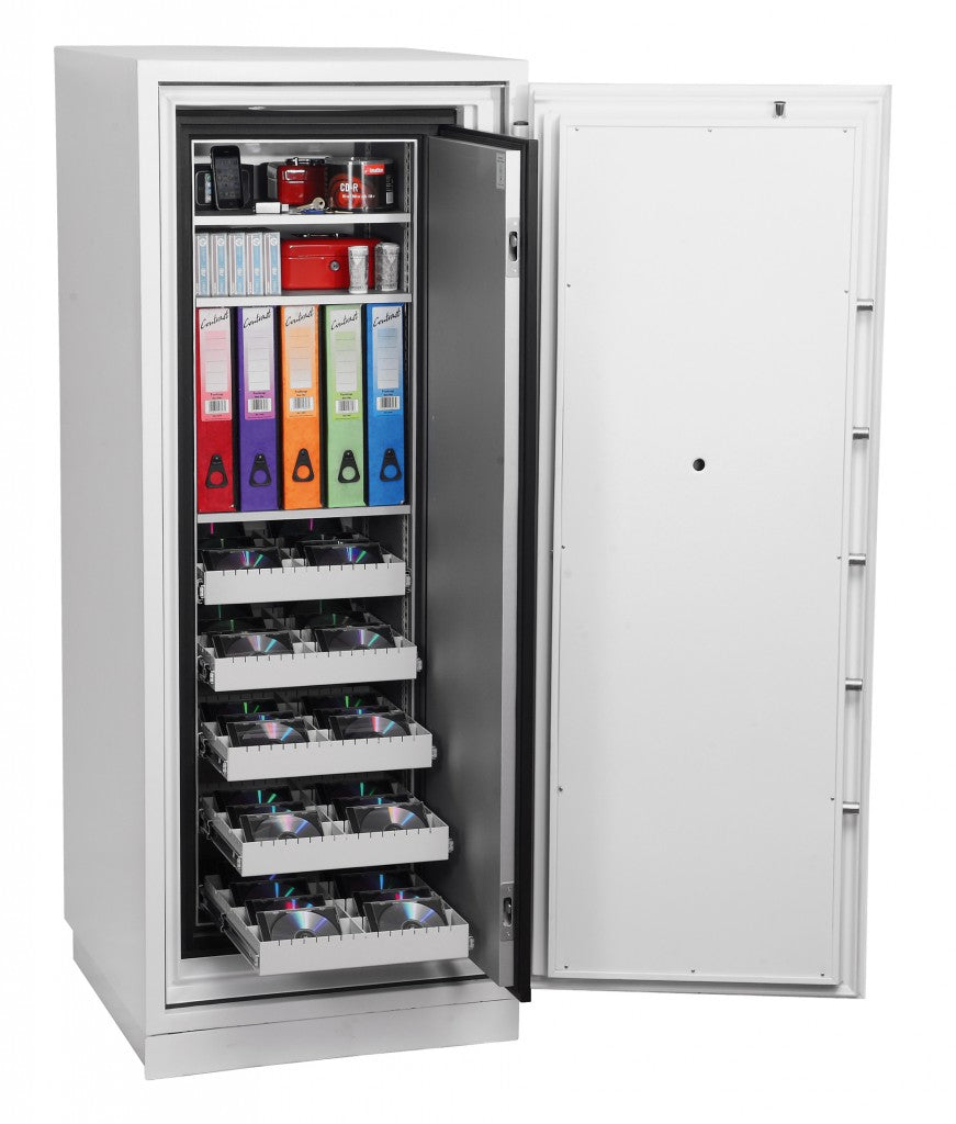 Phoenix Safe Co. Phoenix Sicherheitsschrank Data Commander DS4622E – Elektronikschloss – 228 l – Feuerschutz 120 min – Weiss