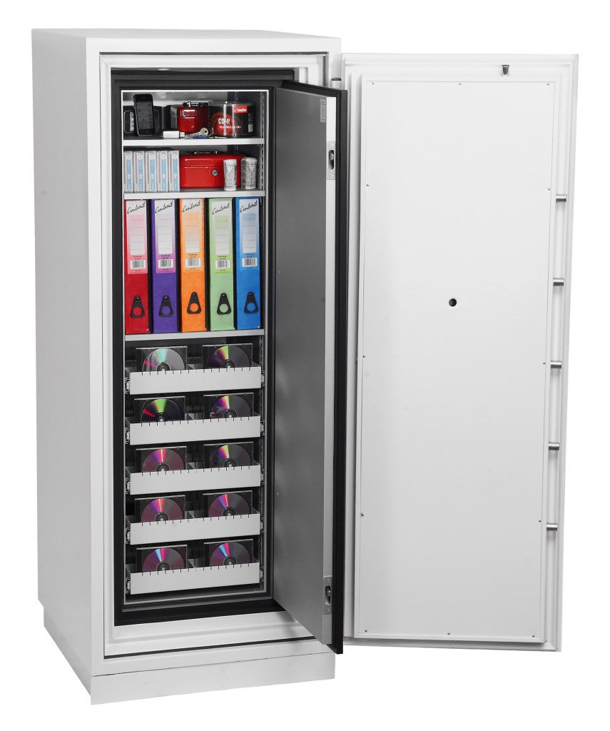 Phoenix Safe Co. Phoenix Sicherheitsschrank Data Commander DS4622E – Elektronikschloss – 228 l – Feuerschutz 120 min – Weiss