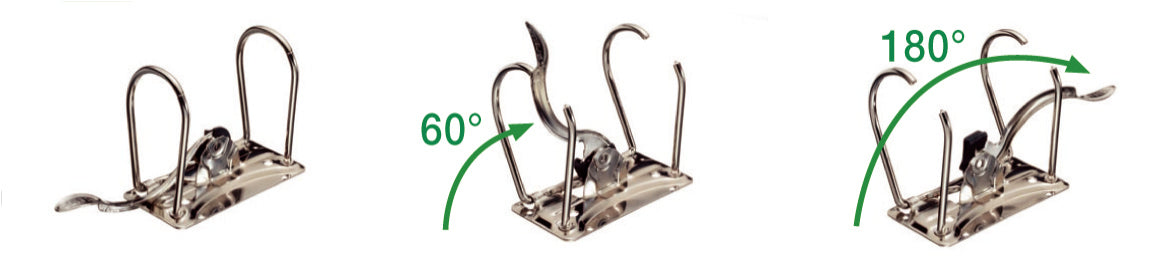 Leitz 180° Ordner – für A4 – Rückenbreite 5,2 cm – türkis