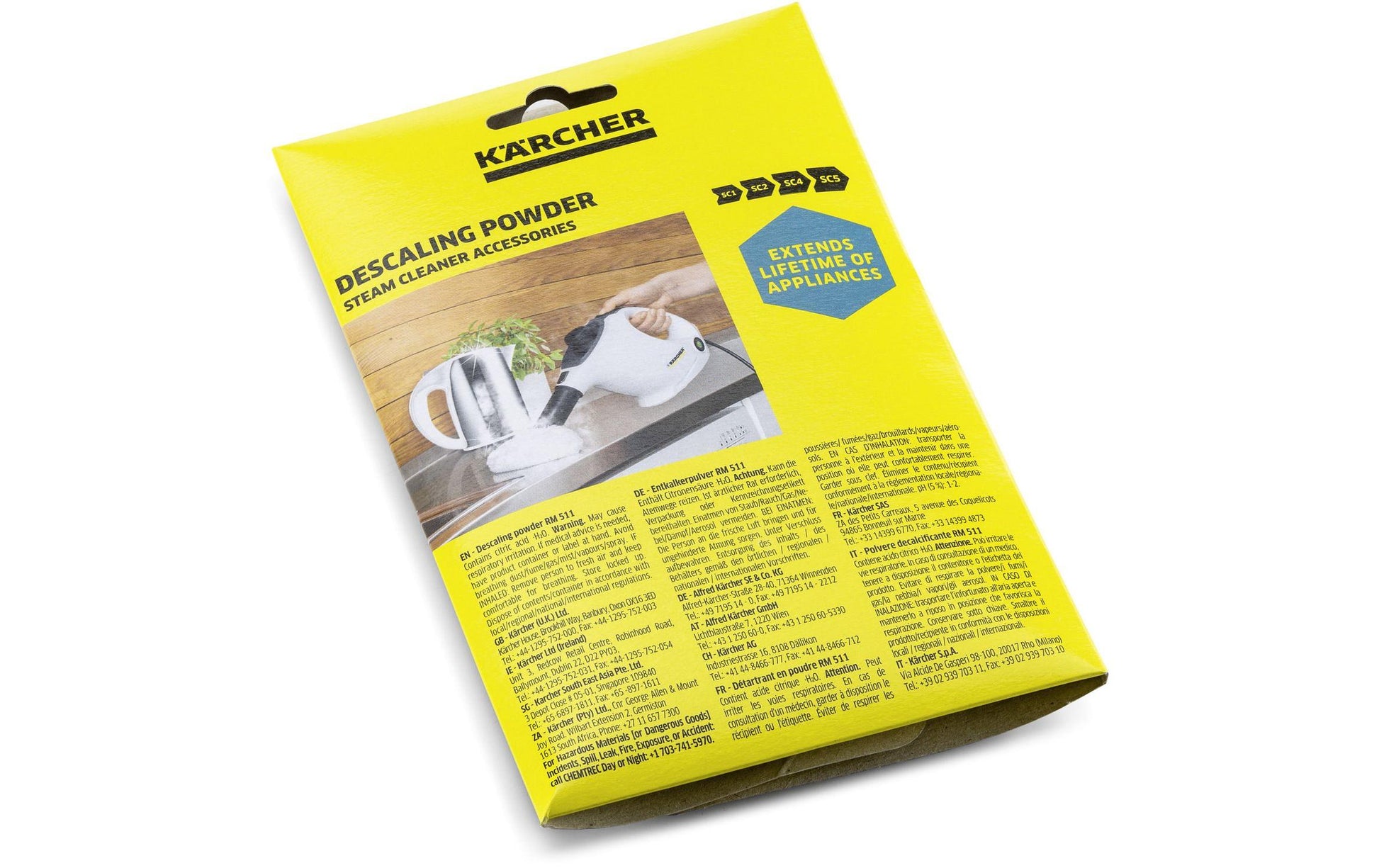Kärcher RM 511 Entkalker (Haushaltsgeräte) für Wasserkocher, für SC, SG – Pulver – 17 g – 6 Stk.