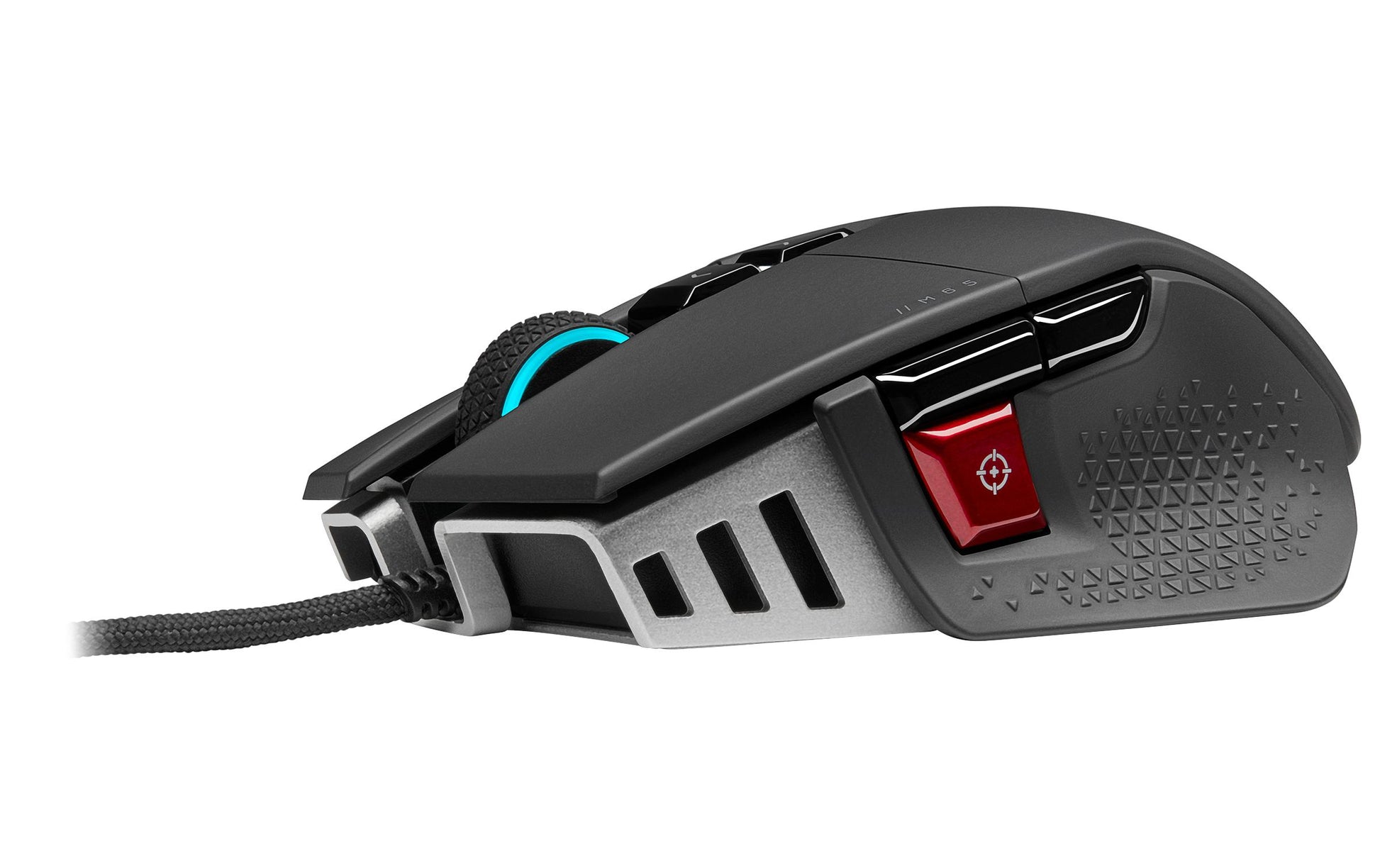Corsair M65 Ultra RGB – Gaming-Maus – Kabelgebunden (USB‑A), 26000 DPI, Rechts, Schwarz