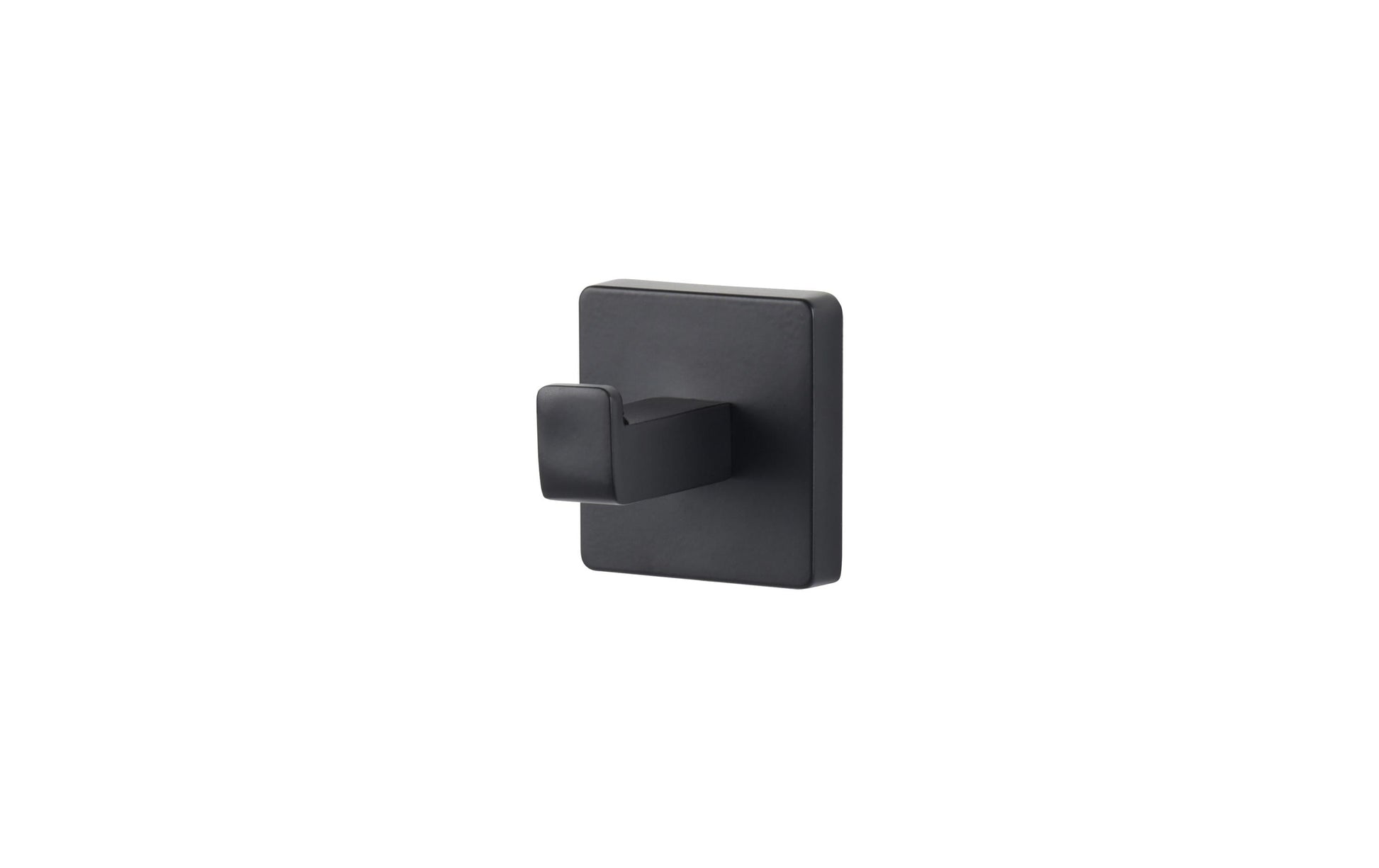 COCON Handtuchhalter – 5×5×5,3 cm, Zink, 3 kg, zum Schrauben, Schwarz