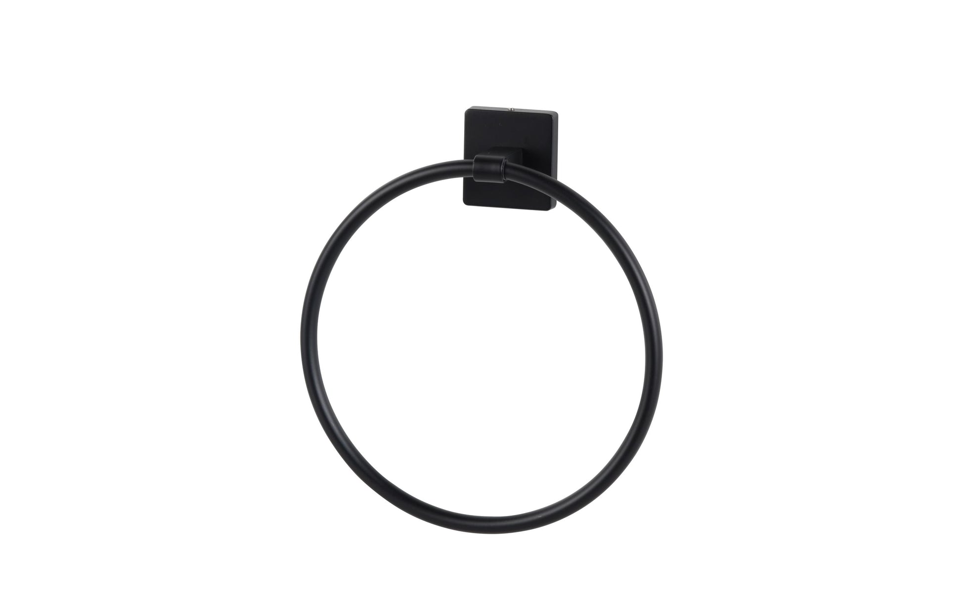 COCON Handtuchhalter – 17×5,4×18 cm, Zink, zum Schrauben, Schwarz