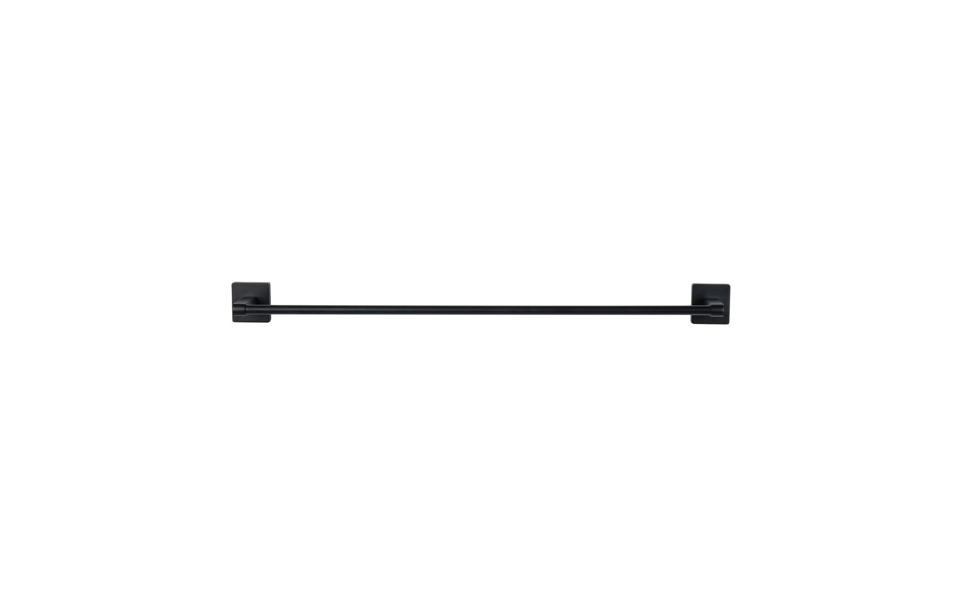 COCON Handtuchhalter – 65,5×5,3×8,5 cm, Zink, 3 kg, zum Schrauben, Schwarz