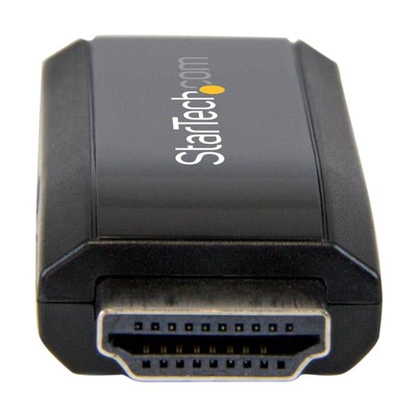 StarTech.com HDMI-zu-VGA-Adapter – 1920 × 1200 @ 60 Hz, 3,5 mm Audio, aktiv – Schwarz