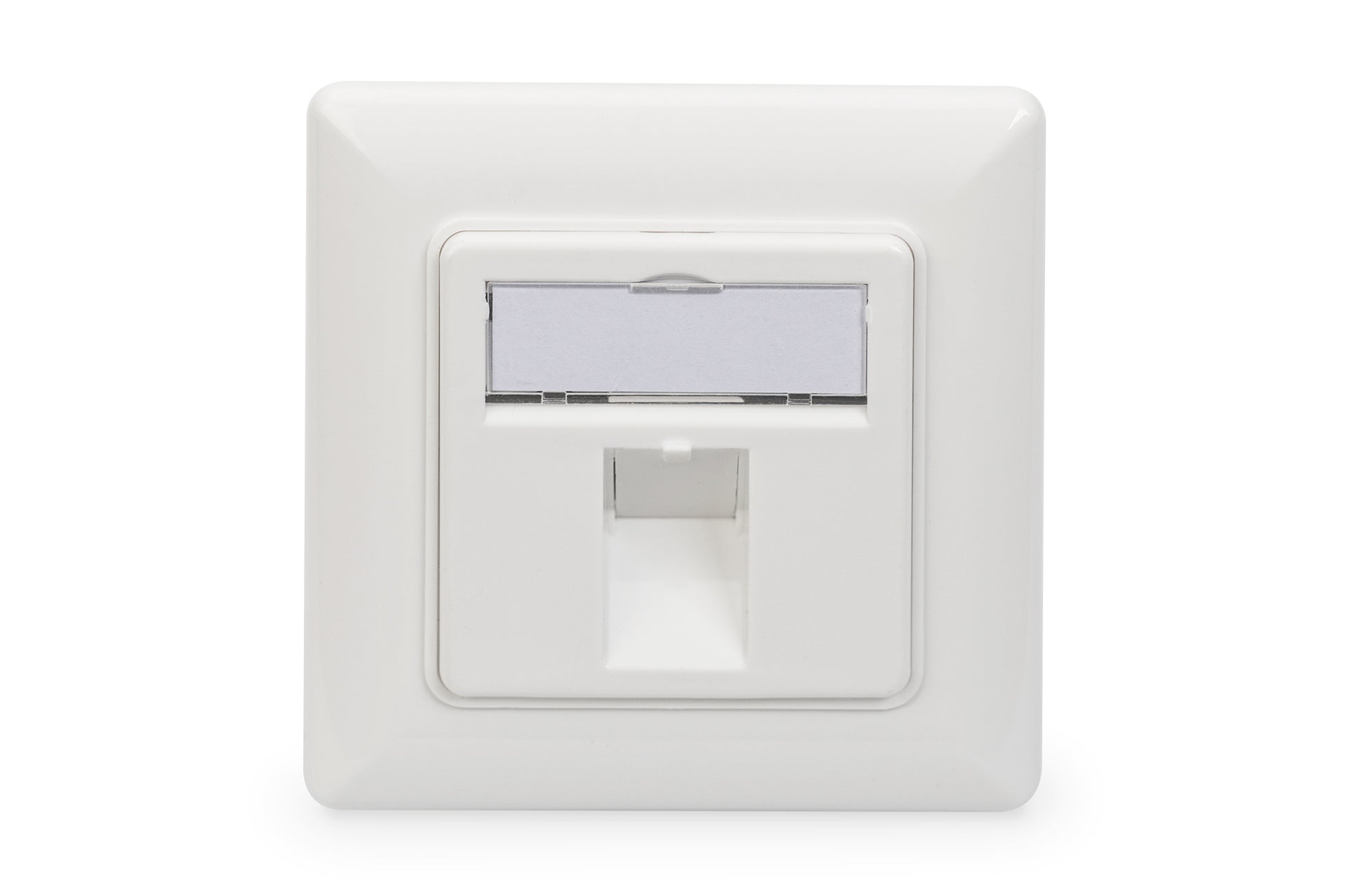 Digitus Keystone-Modul RJ45, 1×RJ-45, 80×80 mm, metallisch – weiss
