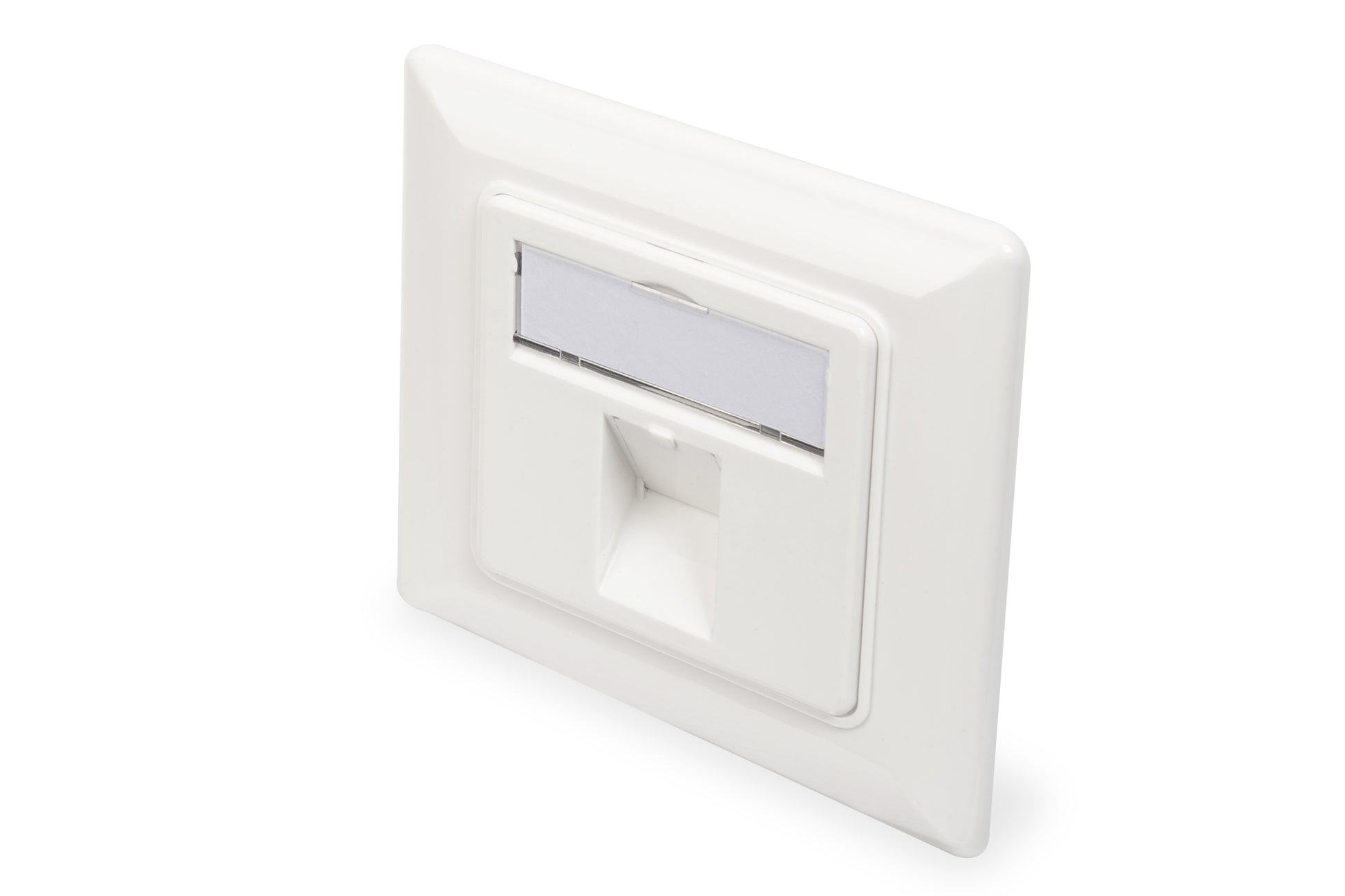 Digitus Keystone-Modul RJ45, 1×RJ-45, 80×80 mm, metallisch – weiss