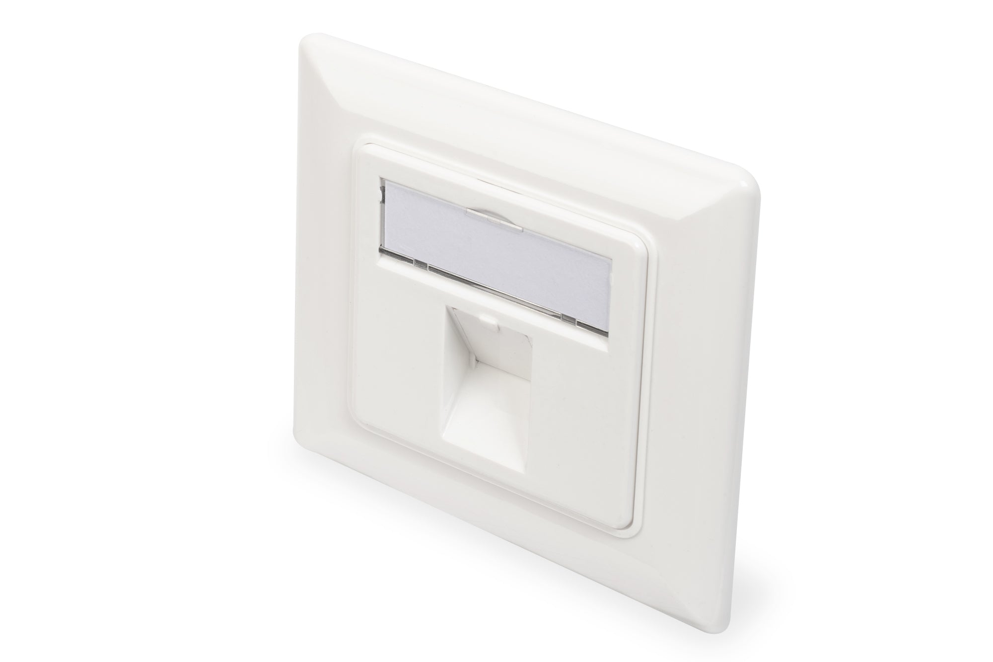 Digitus Keystone-Modul RJ45, 1×RJ-45, 80×80 mm, metallisch – weiss