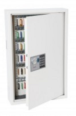 Phoenix Safe Co. CYGNUS KS0033E MKII – Schlüsseltresor, Elektronikschloss, für 144 Schlüssel, Weiss
