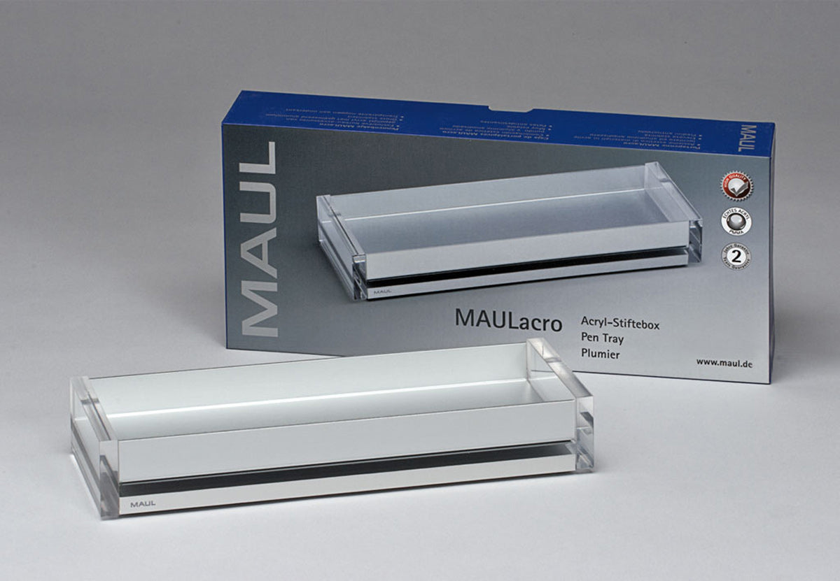MAUL Stiftschlaufe – Acryl, transparent, 208 × 32 mm