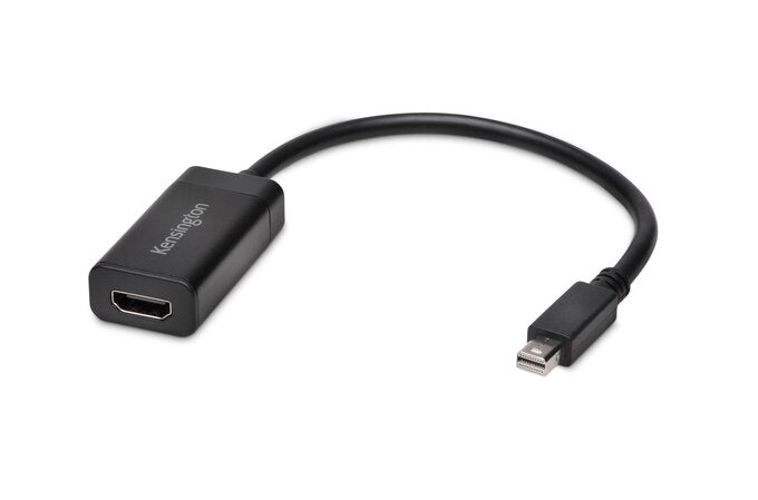 Kensington VM4000 Adapter Mini DisplayPort zu HDMI – 4K (3840 × 2160) @ 30 Hz, DisplayPort 1.2, Schwarz