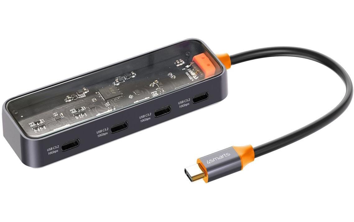 4smarts 4in1 Lucid USB-Hub – USB-C, 4× USB-C