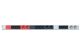 Bachmann Rack-PDU – Standard, 3-phasig, 16 A 400 V, 12×C13 + 6×Schuko (Typ E/F), IEC 60309 (CEE rot) 5-polig, 3 m