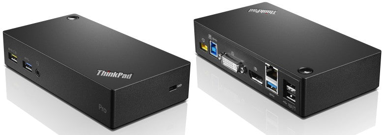 Lenovo ThinkPad USB 3.0 Pro Dockingstation – USB-A, 1× DP, 1× VGA, 6× USB-A, GbE, für Lenovo ThinkPad