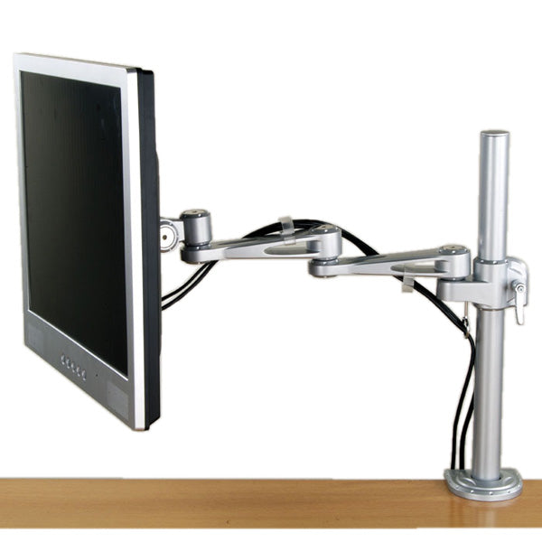 VALUE Monitorarm Tischhalterung – Klemme/Durchführung – 1 Monitor – VESA 75×75/100×100 mm