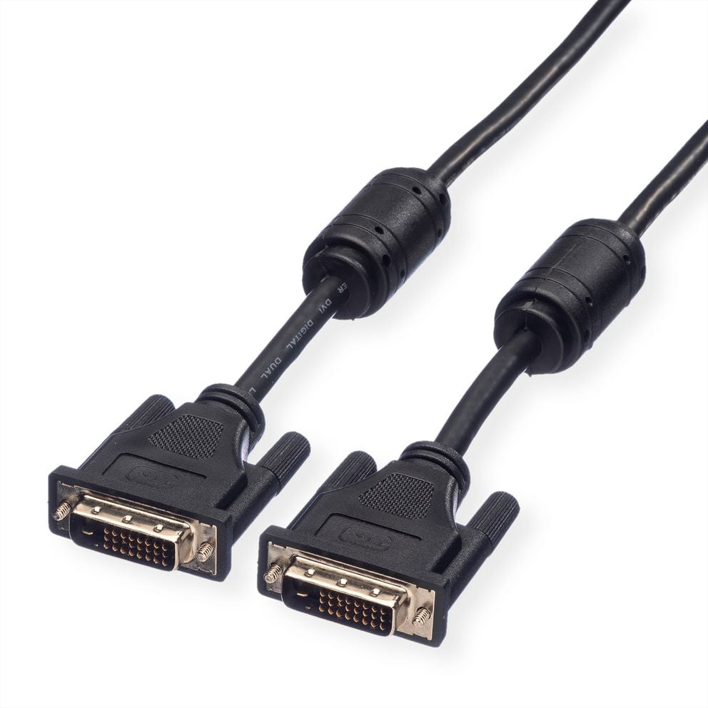 ROLINE DVI-D Kabel – 2560×1600 – 7,5 m – verriegelbar