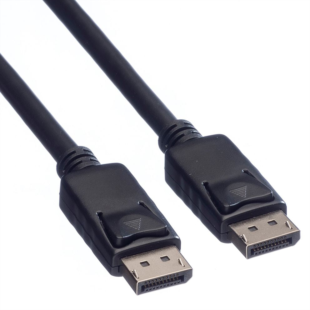 ROLINE DisplayPort Kabel DP 1.2 4K 60 Hz – 7,5 m – für PC, Notebook, Monitor