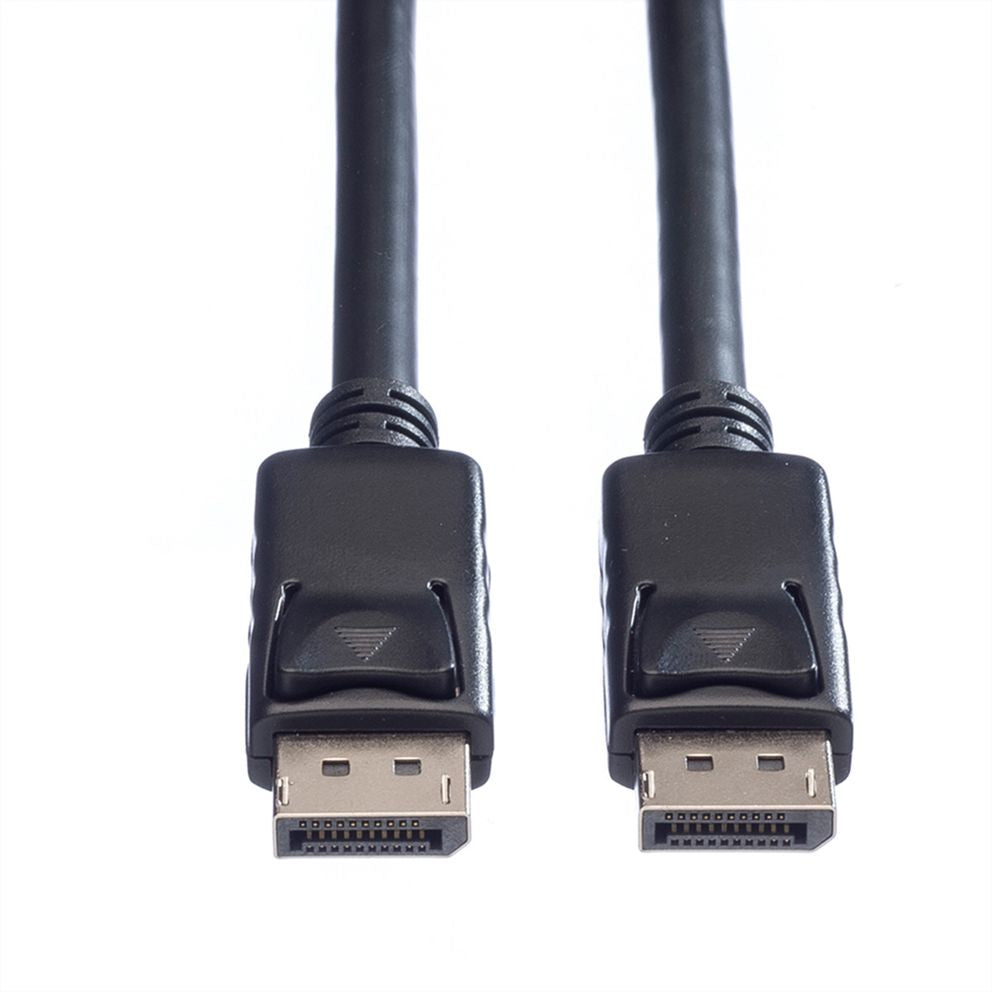 ROLINE DisplayPort Kabel DP 1.2 4K 60 Hz – 7,5 m – für PC, Notebook, Monitor