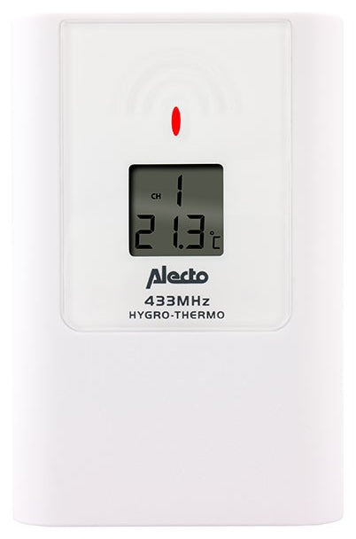 Alecto WS-2300 – Wetterstation, Funk, beleuchtetes 5,4"-Display, inkl. Aussensensor