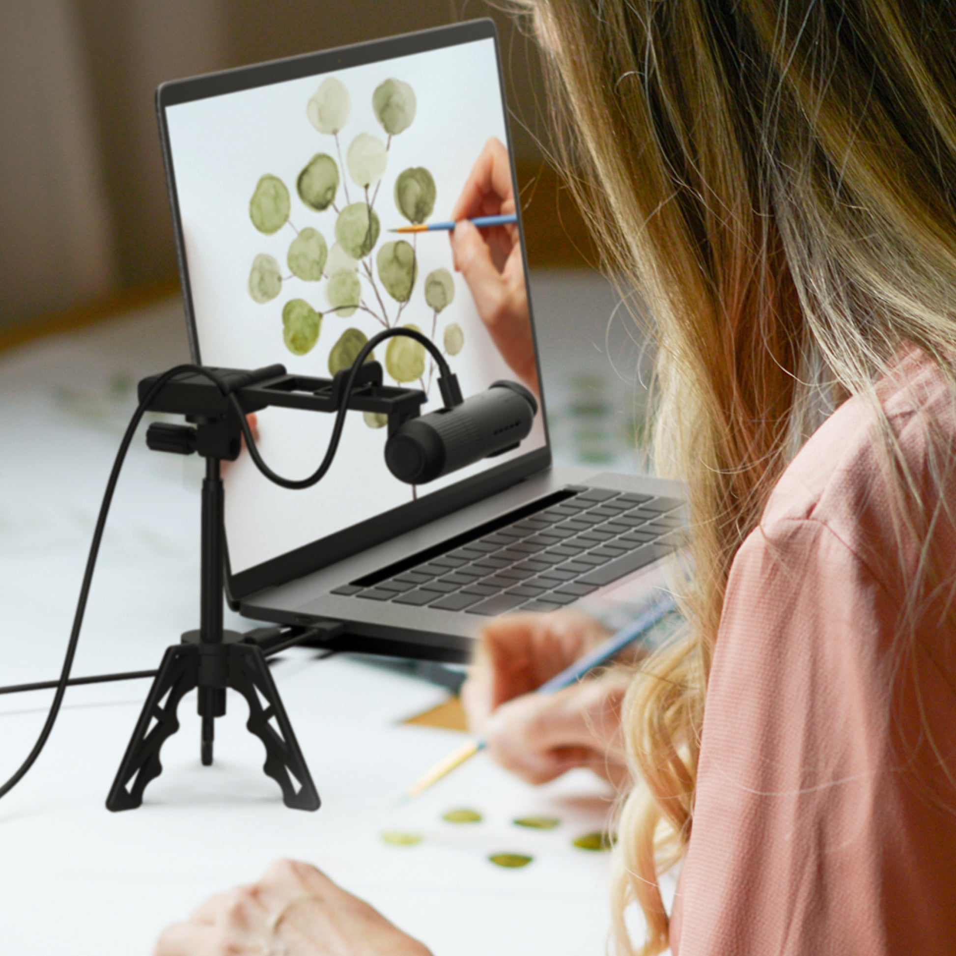 j5create Webcam – 2K, 60 fps, USB-C, Autofokus, Schwarz, für Windows, macOS & ChromeOS