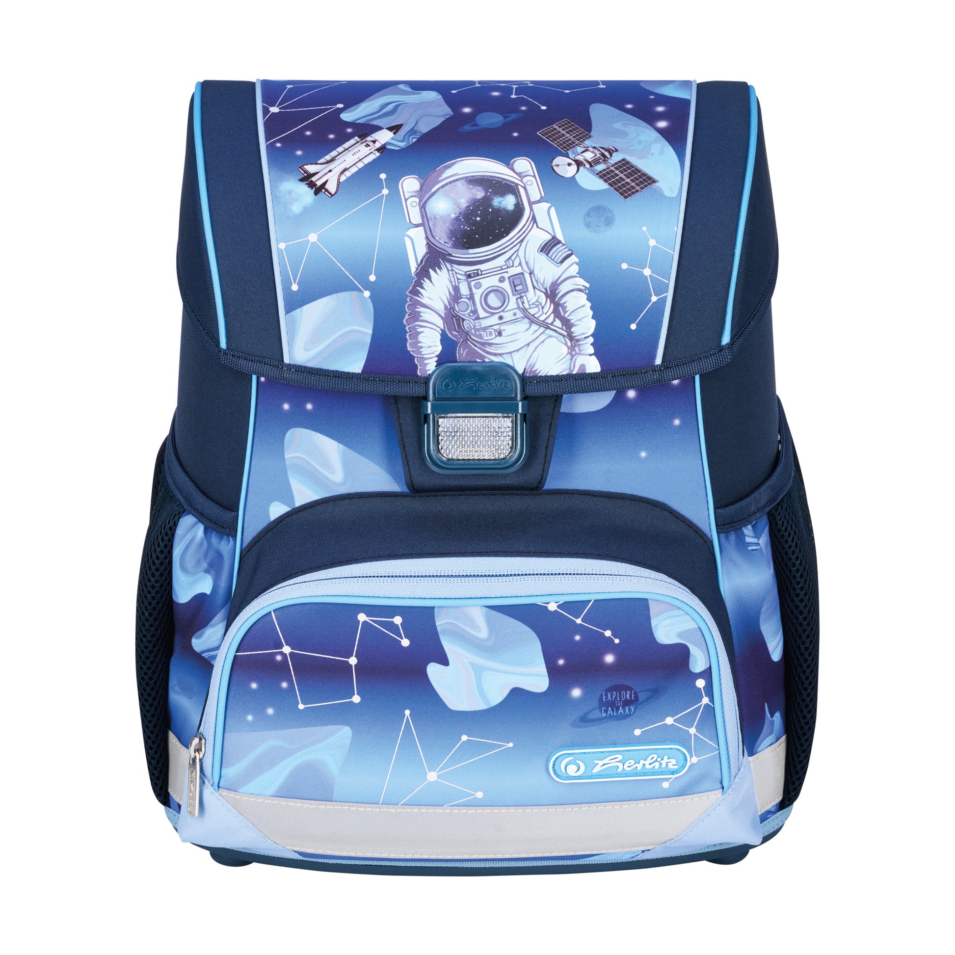 Herlitz Loop Plus – Schulrucksack-Set, Cosmic Explorer, 17 l, 31×37×22 cm