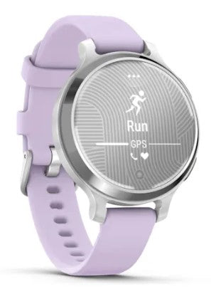 Garmin Lily 2 Active – Smartwatch – 38 mm, GPS, Bluetooth, Gorilla Glass 3, 5 ATM, Silber, Purple Jasmine