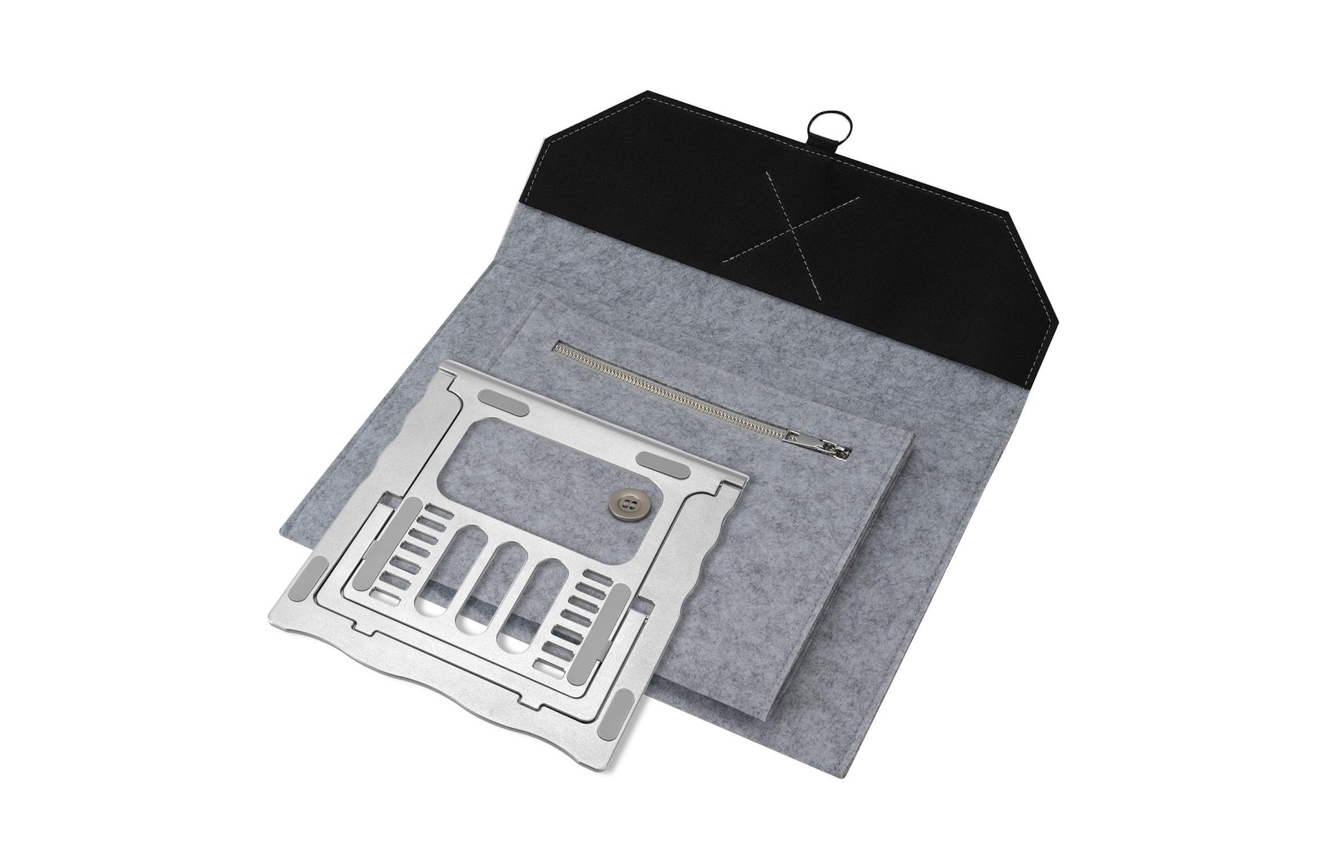 4smarts Notebook-Tasche für Geräte bis 13" – Grau
