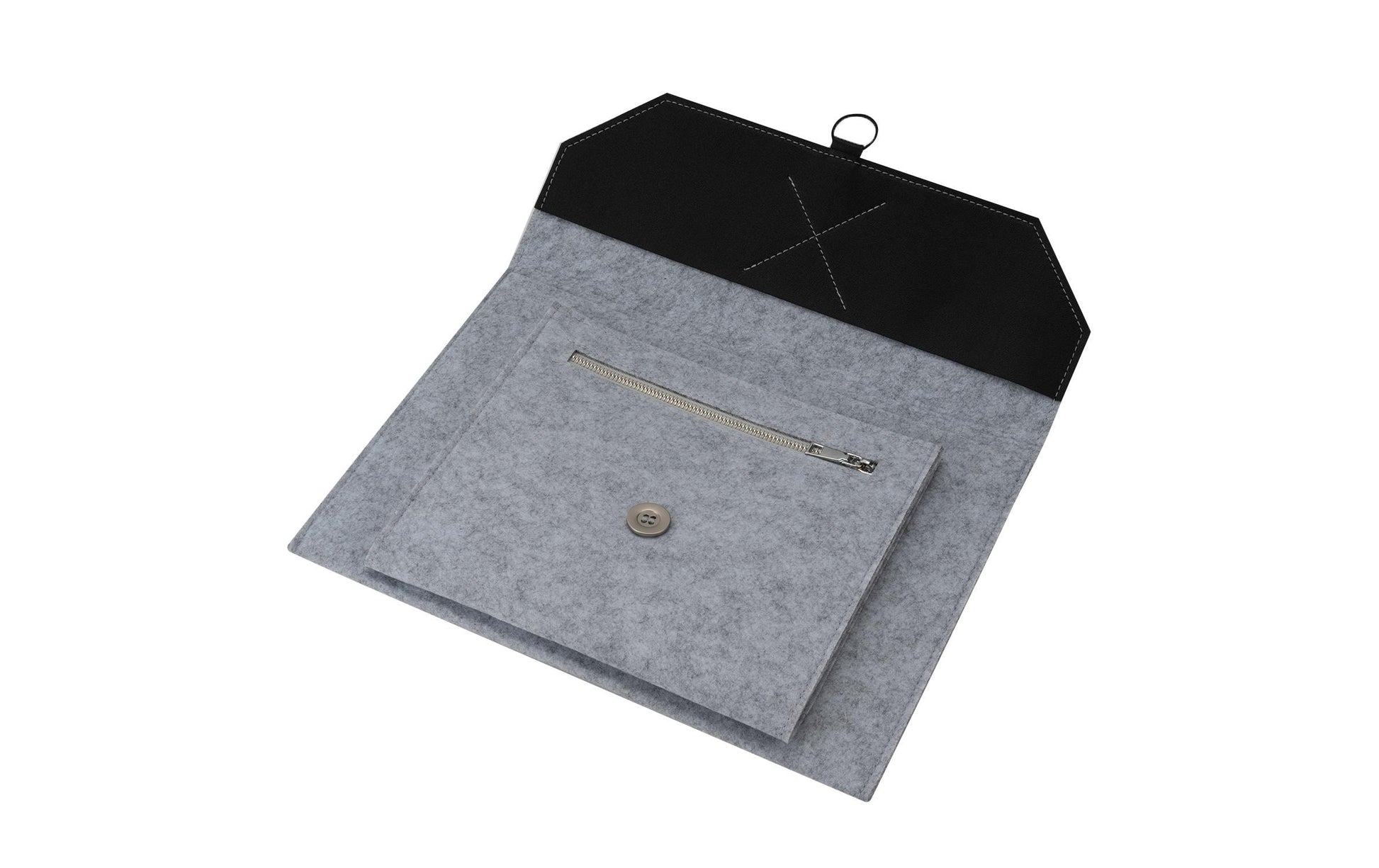 4smarts Notebook-Tasche für Geräte bis 13" – Grau